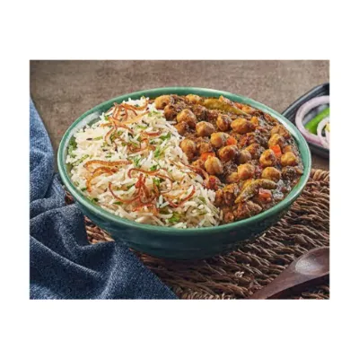Chole Masala Rice Bowl __ 200 Ml + 300 Ml Rice,Steamed Rice