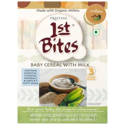 PRISTINE Baby Food/Cereal - Stage-3, 10-24 Months, 100% Organic Millets, Easy To Digest, 300 g Box