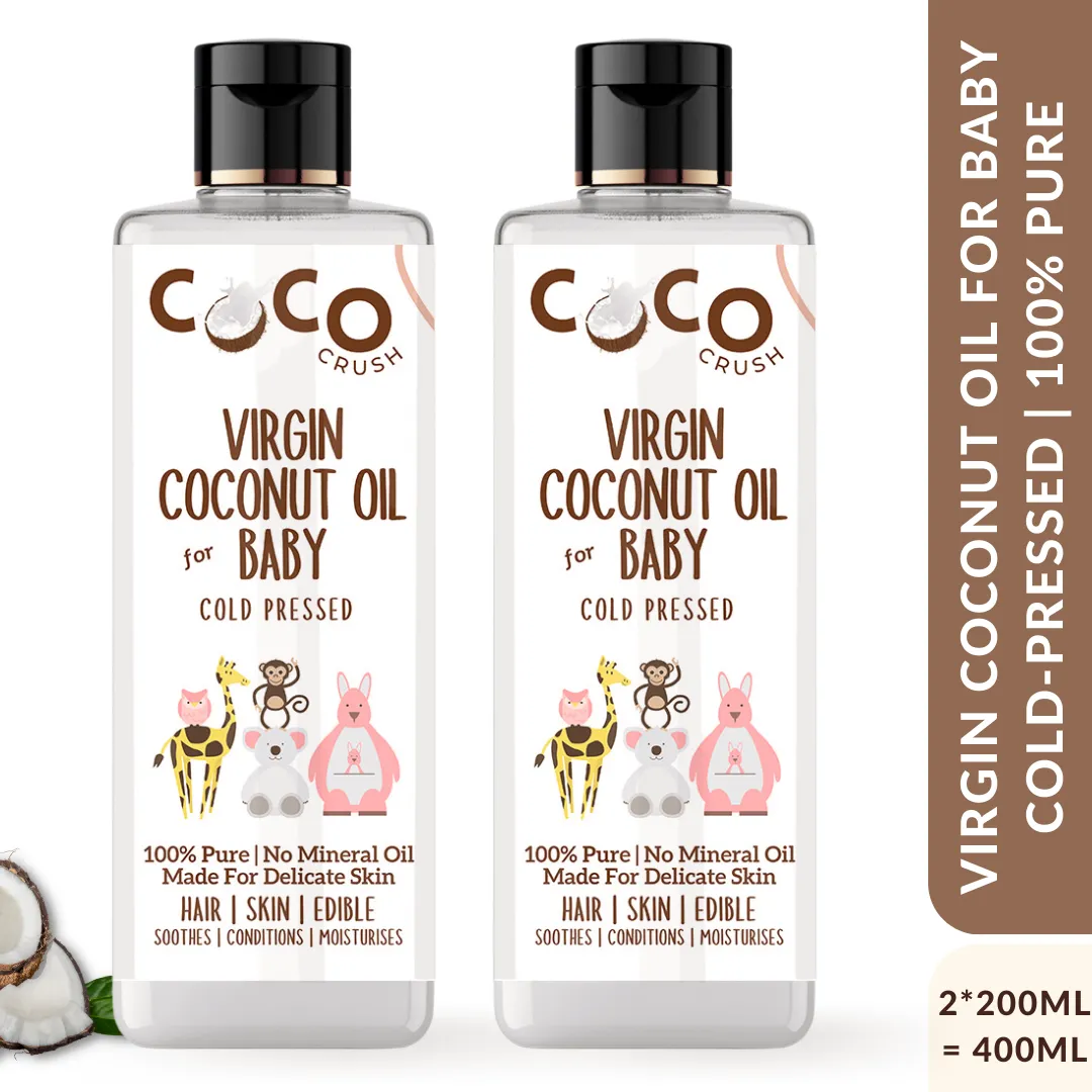 La Flora Organics Coconut Oil 100 OrganicCold Pressed UnbleachedSkin   Hair care200 Ml  Natures Own Personal Care