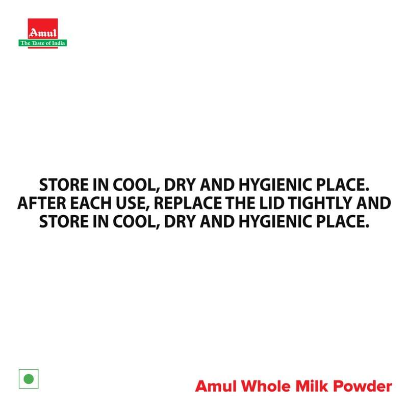 Amul Whole Milk Powder, 450 g | Pack of 2