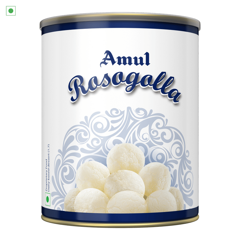 Amul Rosogolla, 1 kg | Pack of 2