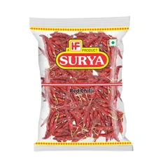 SURYA RED CHILLI / LAL MIRCHI WHOLE WITH STEM