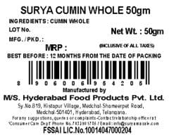 SURYA CUMIN / JEERA WHOLE