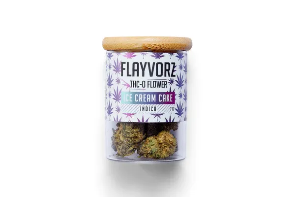Flayvorz THC-O Flower | Ice Cream Cake 7g Jar