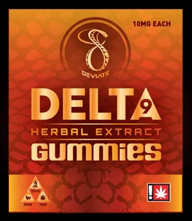 DEVIATE 20mg Delta-9 Mixed Fruit Gummies 2-Pack