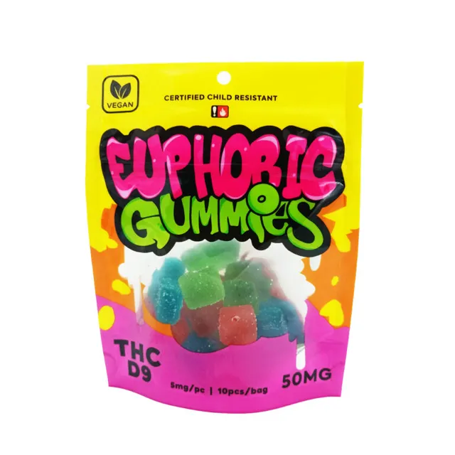 Euphoric Gummies™ 50mg Delta-9 Mixed Fruit Gummies 10-Pack