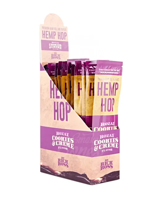 Hemp Hop by Rick Ross Hemp Wrap Rolling Papers Cookies & Creme