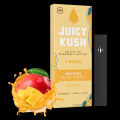 Juicy Kush Mango Sour Diesel Delta-8 Disposable Vape Pen 1g