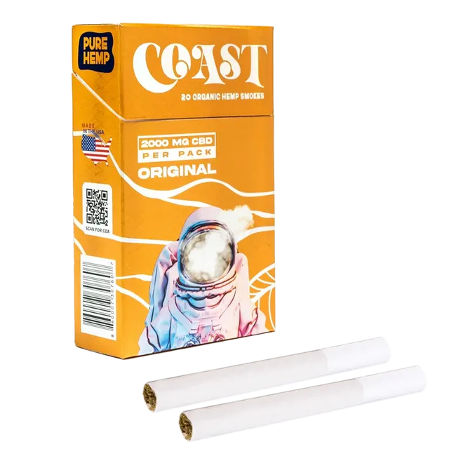 Coast Smokes CBD Hemp Cigarettes - Original