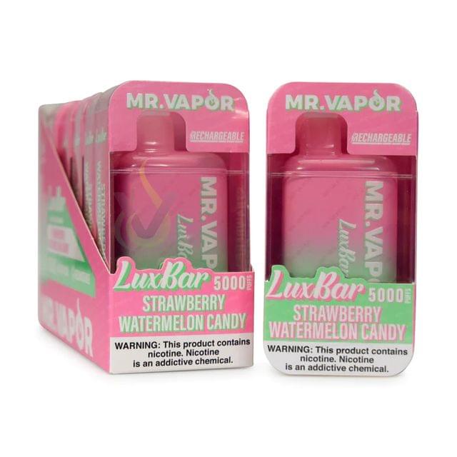 Mr. Vapor Luxbar 5% Strawberry Watermelon Candy