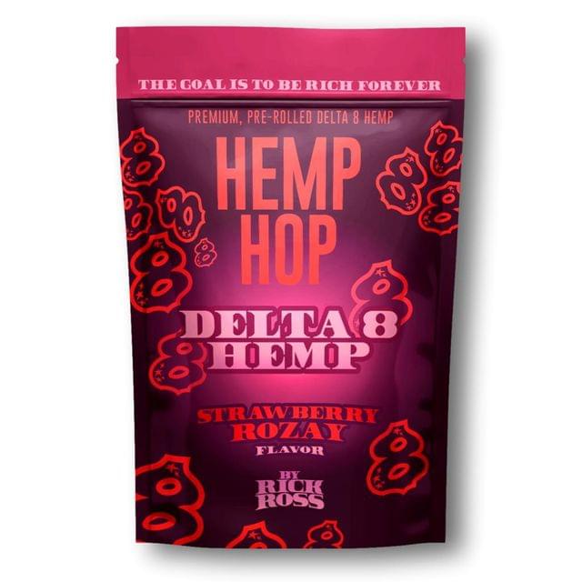 Hemp Hop by Rick Ross Strawberry Rozay D8 Hemp Smokes