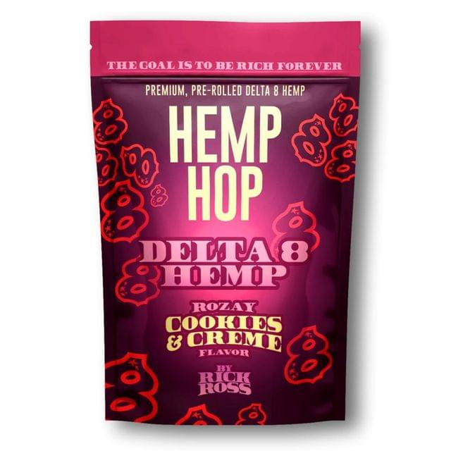 Hemp Hop by Rick Ross Cookies & Creme Rozay D8 Hemp Smokes