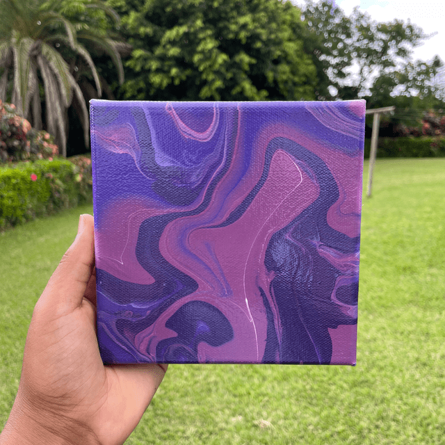 Purple swirls