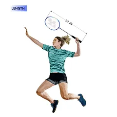 Yonex ZR 100 Light Aluminium Badminton Racquet with Full Cover | Made in India Blue