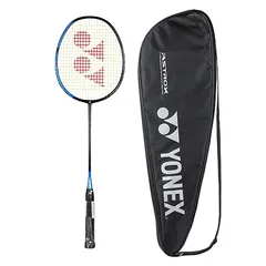 YONEX Graphite Badminton Racquet Smash ( White & Navy BlueG4, 73 Grams, 28 lbs Tension)  Navy White Blue