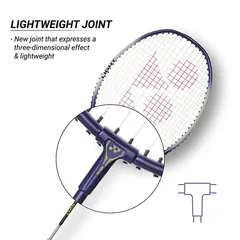Yonex ZR 100 Light Aluminium Badminton Racquet with Full Cover | Made in India(Set of 1) | Blue