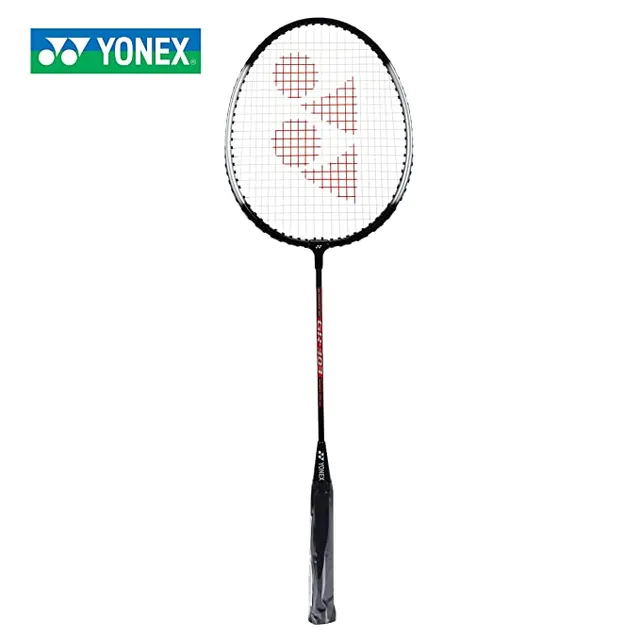 Yonex GR 303 Aluminum Blend Badminton Racquet with Full Cover Black