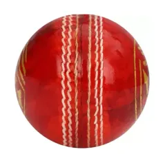 Vicky Googly Leather Cricket Ball, 1Pc (Red)