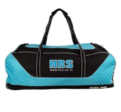 HRS Trolly Style Cricket Team Kitbag King Pac with Wheels, Blue/Black