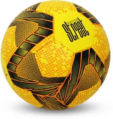 Nivia Street Football - Size: 5 (Pack of 1, Yellow/Black)