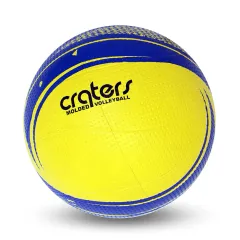Nivia Craters Volleyball, Yellow/Blue - Size 4