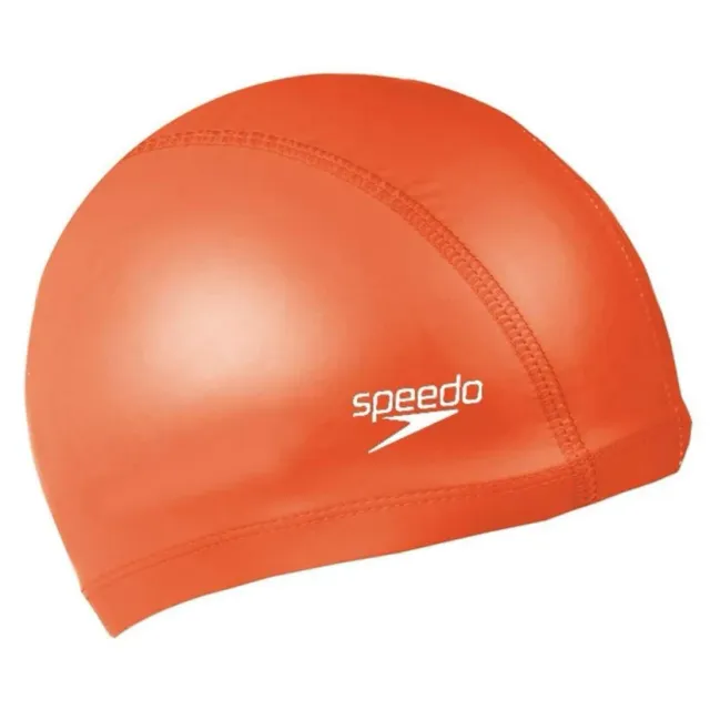 Speedo 8720641288 Nylon Pace Cap, 1SZ (Orange (Orange))