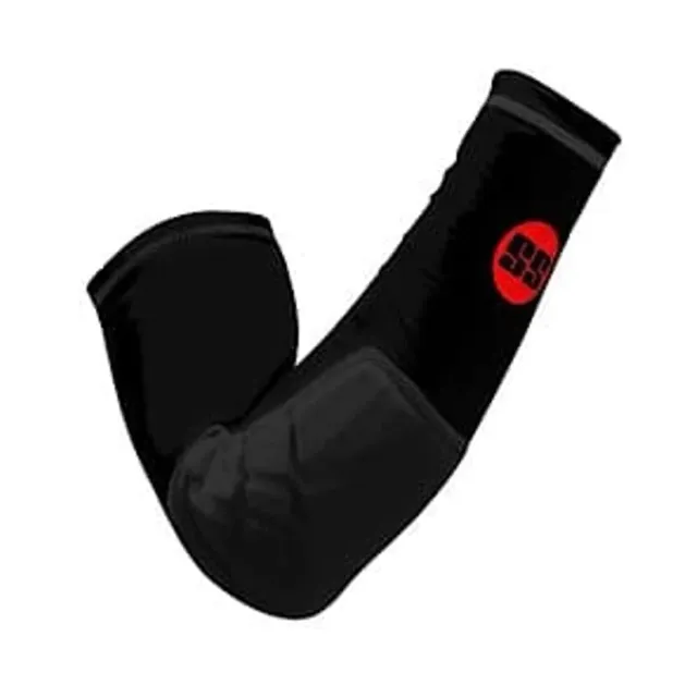 SS Sleeve Emboosed Elbow Support, Black