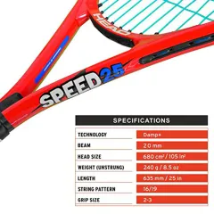 HEAD Speed 25 Graphite Strung Tennis Racquet for Juniors