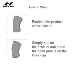NIVIA Orthopedic Knee Support Knitted