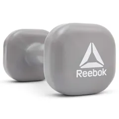 Reebok Fixed Weight Dumbbell, 5 Kg (Grey)