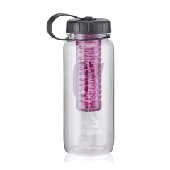 Reebok Tritan Infuser Water Bottle, 650 ML - Purple