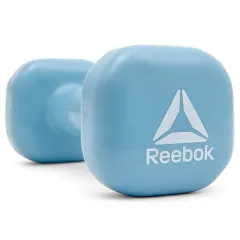 Reebok Unisex Dumbbells, Blue - 2 KG (Single Piece)