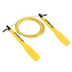 COUGAR Men's and Women's 2.5mm Plastic Coated Steel Wire Skipping Jump Rope Weight Loss Exercise Workout Fitness Accessory SPARQ (Yellow )