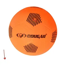 Cougar Funball, Home Play Football Size 1, Soft Soccer Ball with Needle (PVC , Assorted)