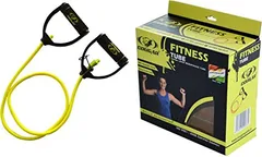 COUGAR AT-111MTOP Foam, Natural Rubber Toning Tube for Exercise, Resistance Band Set with Handles, Single Toning Resistance Tube Heavy Quality, All Purpose Fitness Tube (Medium)