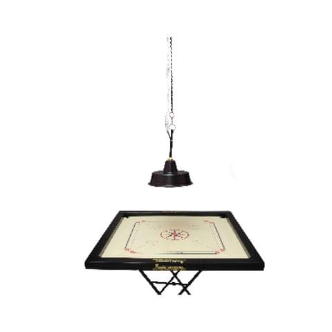 PRECISE CARROM CHAIN HANGING LAMP SHADE STAND WITH ELECTRIC FITTING
