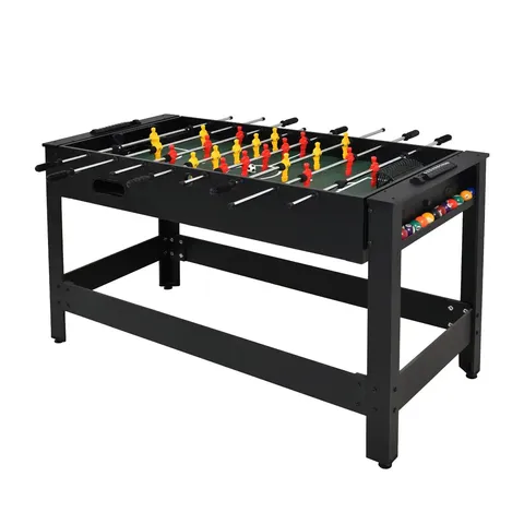 WMX Foosball Table and Pool Table 2 & 1 Versatile Game Table for Indoor Home Use Multicolor