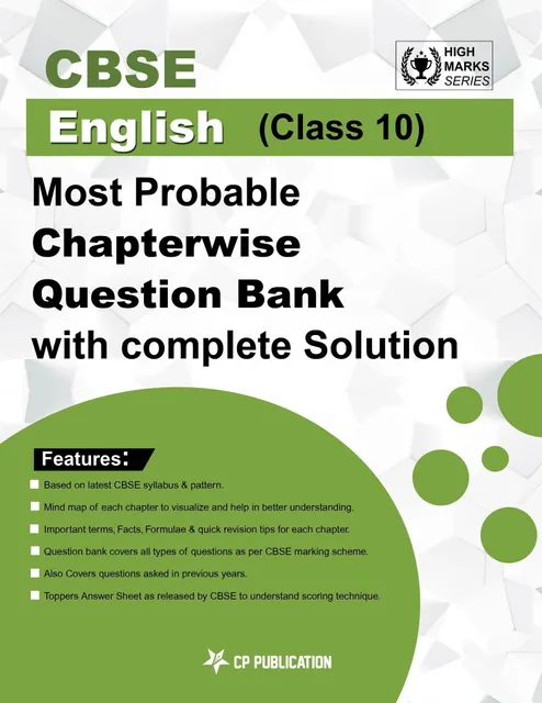 Career Point Kota- CBSE English Class 10th - Most Probable Questions Bank with Complete Solution