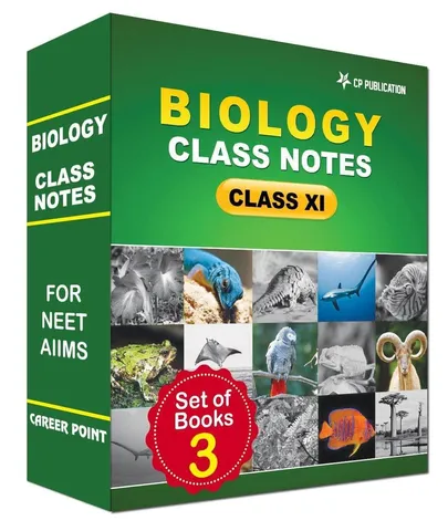Career Point Kota- Class Notes For 11th Biology (Set of 3 Volumes) For NEET/AIIMS/Olympiad