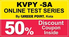 KVPY (Stream-SA) 11 Year Solved Papers (2007-2017) with 3 Practice Papers+ 50% Discount Coupon in KVPY-SA Online Test Series + Handbook of PCB Formulae (Set of 3 Books)  By Career Point Kota