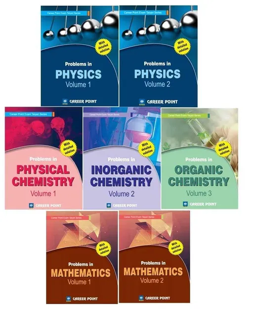 Career Point Kota- Problem in Physics Chemistry Maths (Set of 7 Books Combo pack) For IIT-JEE Main & Advanced