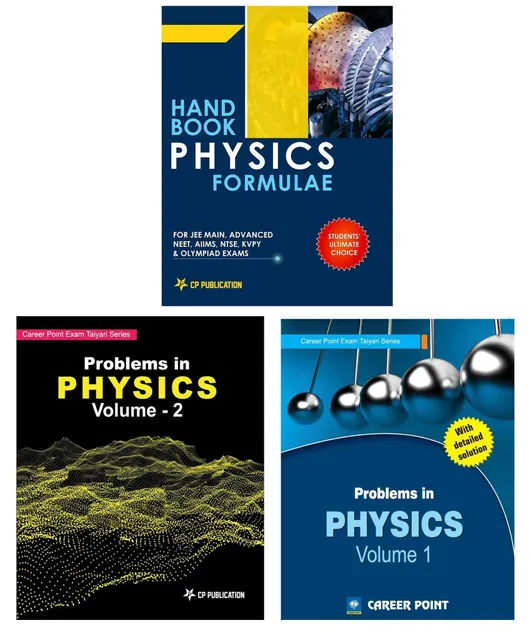 Career Point Kota- Problem in Physics (Set of 2 Books) + Physics Formulae For IIT-JEE (Main & Advanced)