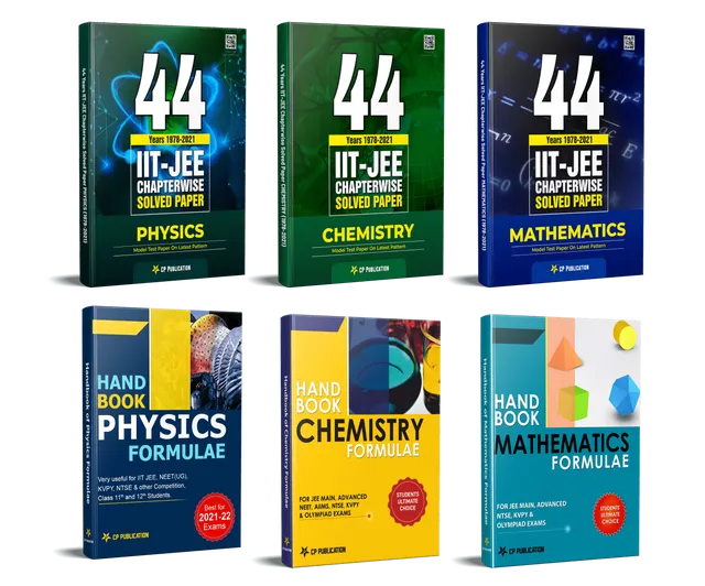 Career Point Kota- IIT JEE 44 Years Solved Papers of Physics Chemstry & Maths - Chapterwise questions with Solutions  + PCM Formula Book