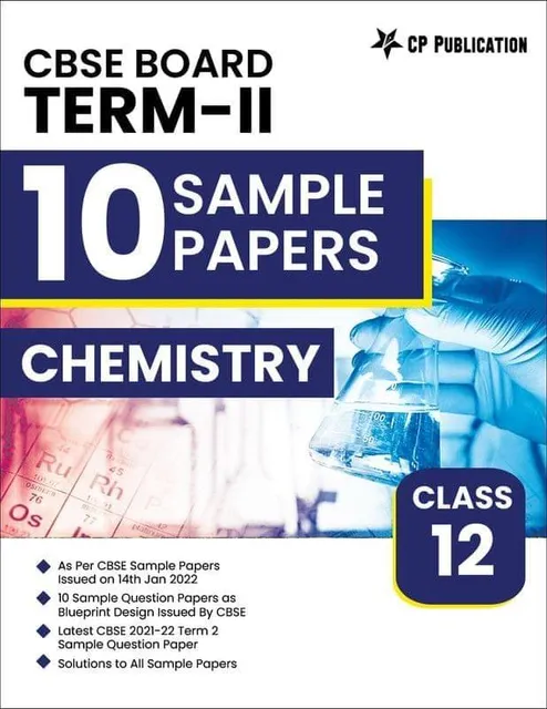 Career Point Kota-   Chemistry Subject CBSE Class 12 Term-2 (10 Sample Question Papers) for Board Exam 2022