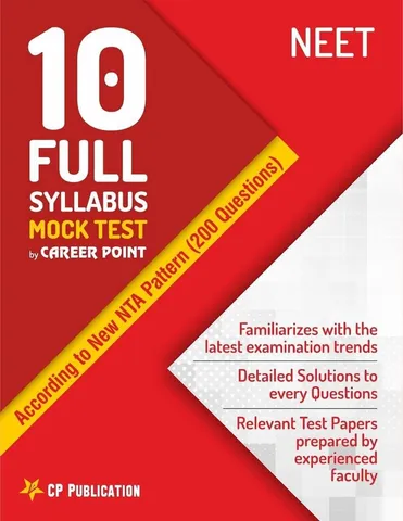 Career Point Kota- 10 Full Syllabus Mock Tests for NEET-UG 2022 ( Sample Question Papers Physics Chemistry & Biology) - 3rd Edition