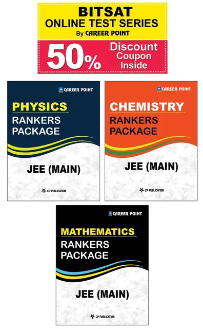 Career Point Kota- Ranker's Package For JEE Main (Vol-1) + 50% Discount Coupon For BITSAT Online Test Series