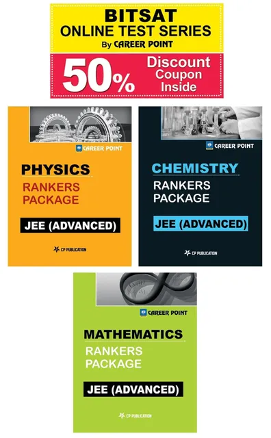 Career Point Kota- Ranker's Package For JEE Advanced (Vol-1) + 50% Discount Coupon For BITSAT Online Test Series