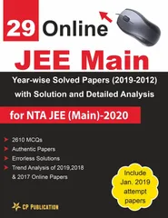 29 Online JEE-Main Year Wise Solved Papers (2019-2012) with Solution and Detailed Analysis