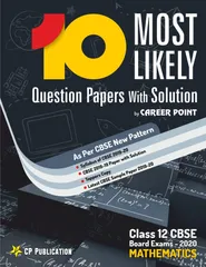 CBSE Class 12th Maths (10 Most likely Question Papers with Solution) By Career Point Kota