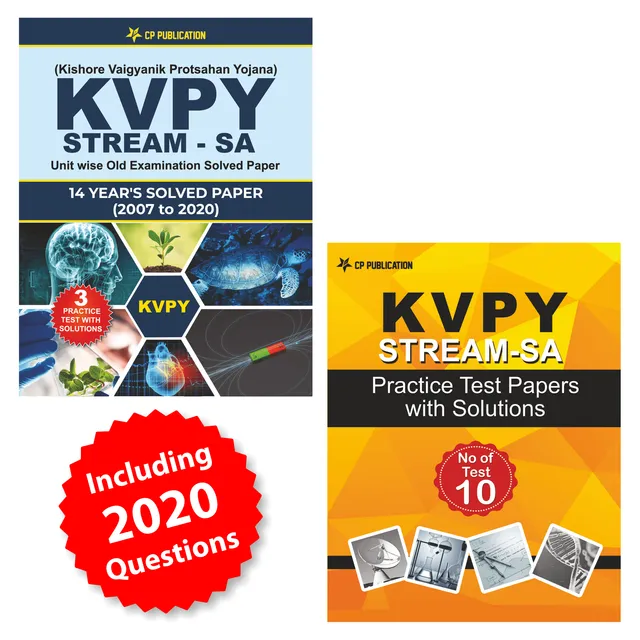 Career Point Kota- KVPY (Stream-SA) 14 Years Unit wise Old Examination Solved Paper (2007 to 2020) with 3 Practice Papers + KVPY (Stream-SA) Practice Test Papers For Class-11